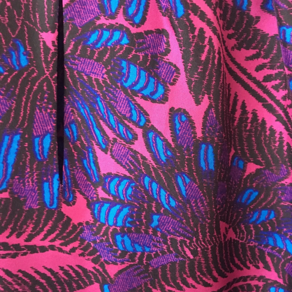 J. Crew Pink and Blue Floral Tank Top - Picture 3 of 3